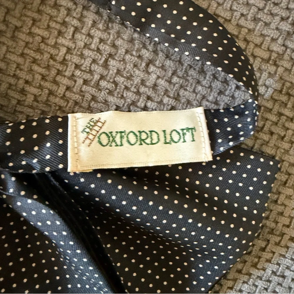 Oxford Neck Bow Loft Oxford Maxamalist Bowknot Dark Academia Adjustable Bow Tie